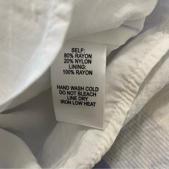 LULU'S Blue and white Sundress with Tie Size XS - Picture 4 of 6